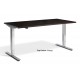 Cromo Dual Motor Chrome Height Adjustable Desk